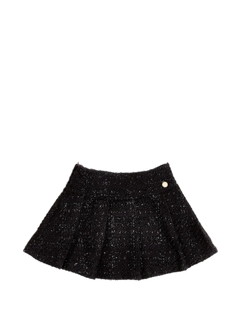 BCBG KIDS tweed pleated skort - Nero