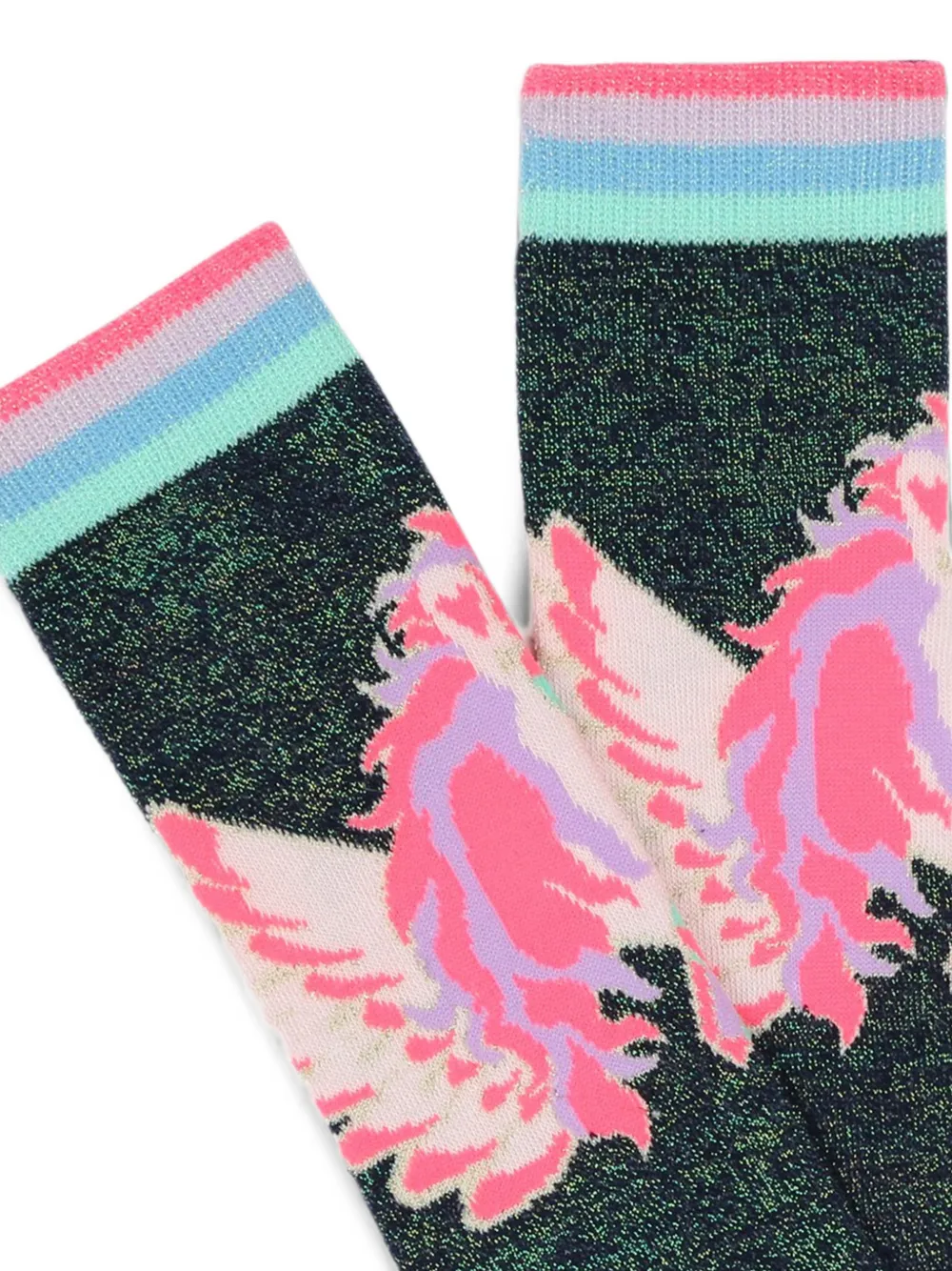Billieblush Sokken met eenhoorn-intarsia Blauw