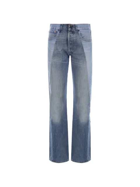 Lutz Huelle asymmetric-hem regular-fit jeans