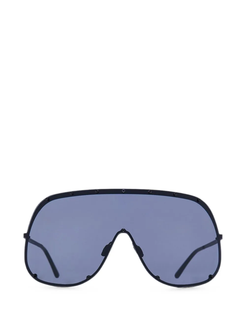 Rick Owens Shield stud-embellished sunglasses - Nero