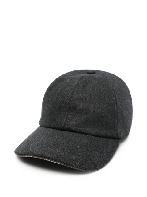 Peserico gorra de béisbol con ribete de mostacillas