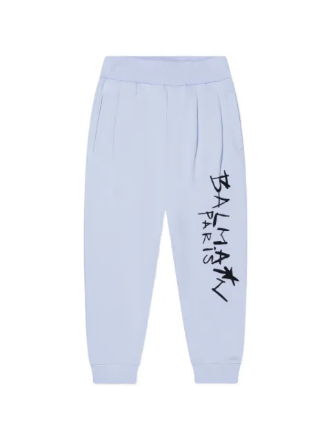 Balmain Kids pantalon de jogging à logo imprimé