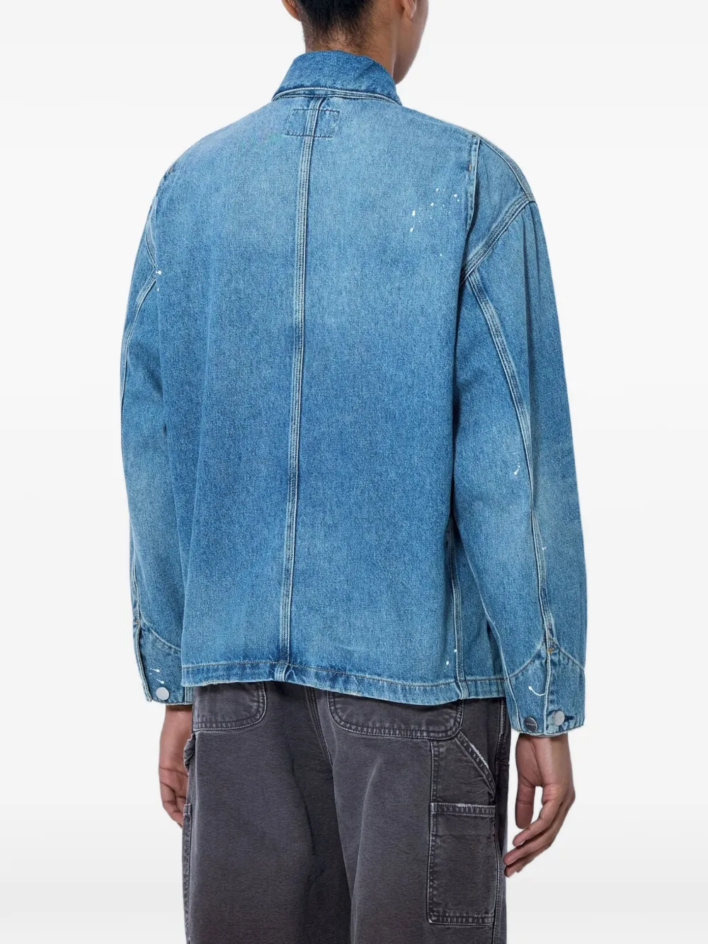 Carhartt WIP Denim jack Blauw