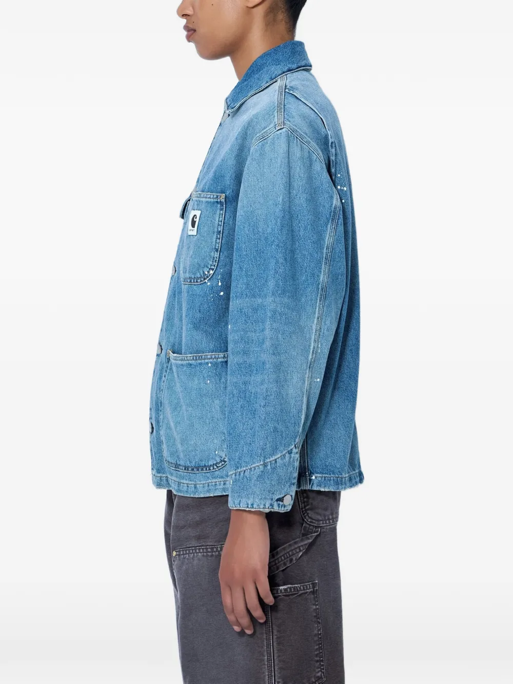 Carhartt WIP Denim jack Blauw
