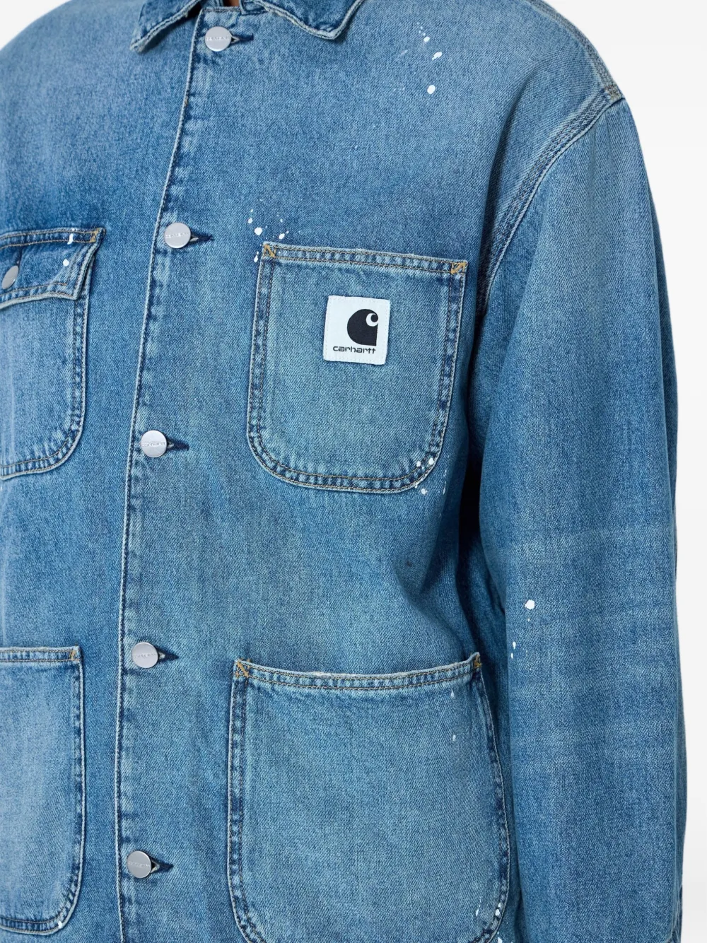Carhartt WIP Denim jack Blauw