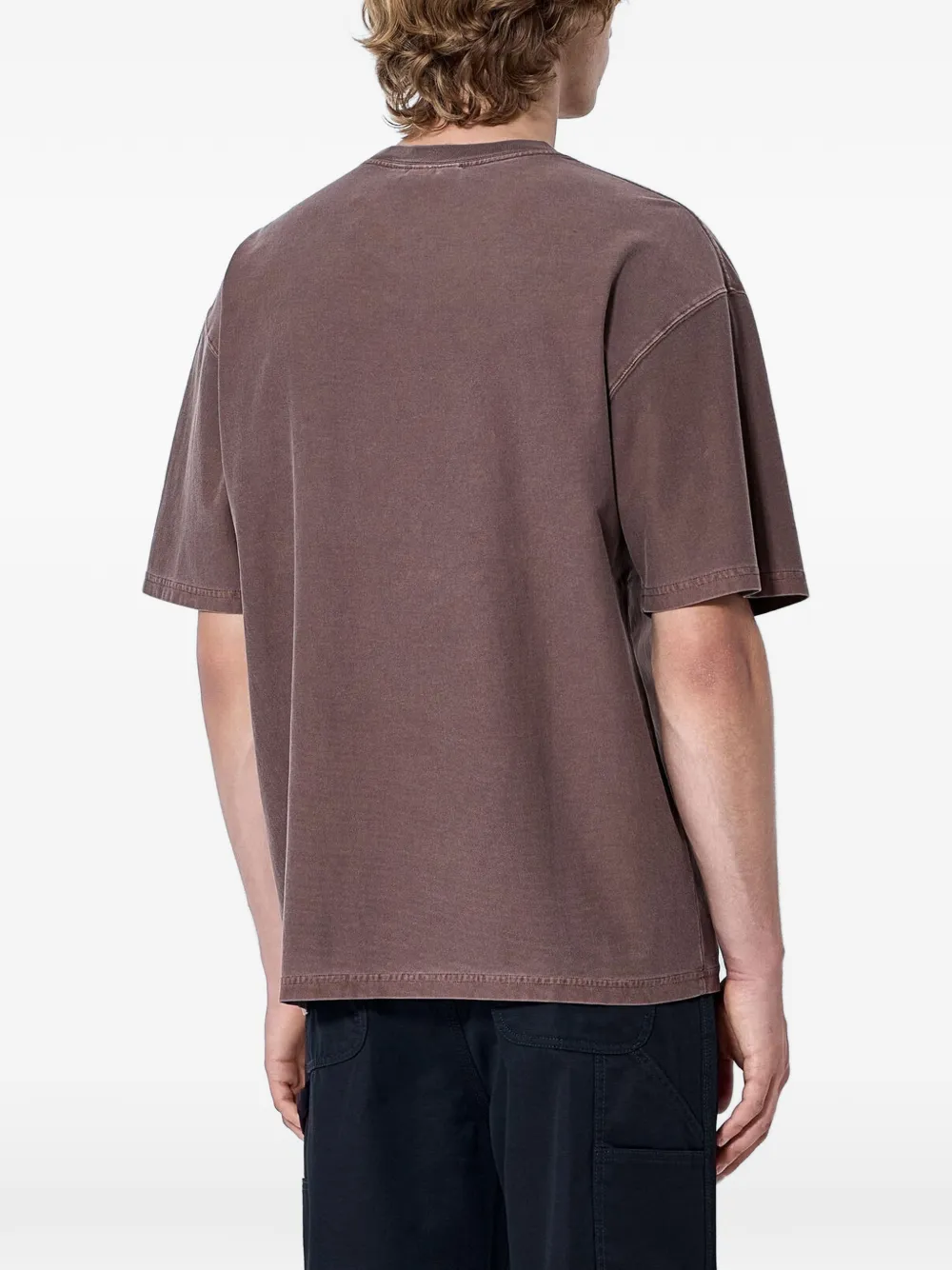 Carhartt WIP Ruimvallend T-shirt met zak Bruin