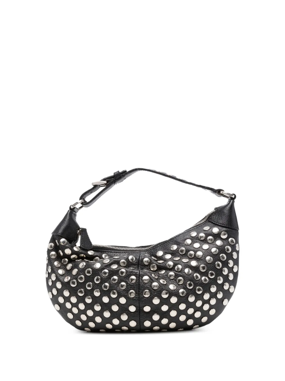 Prada Pre-Owned 2000s studded leather tote bag - Schwarz