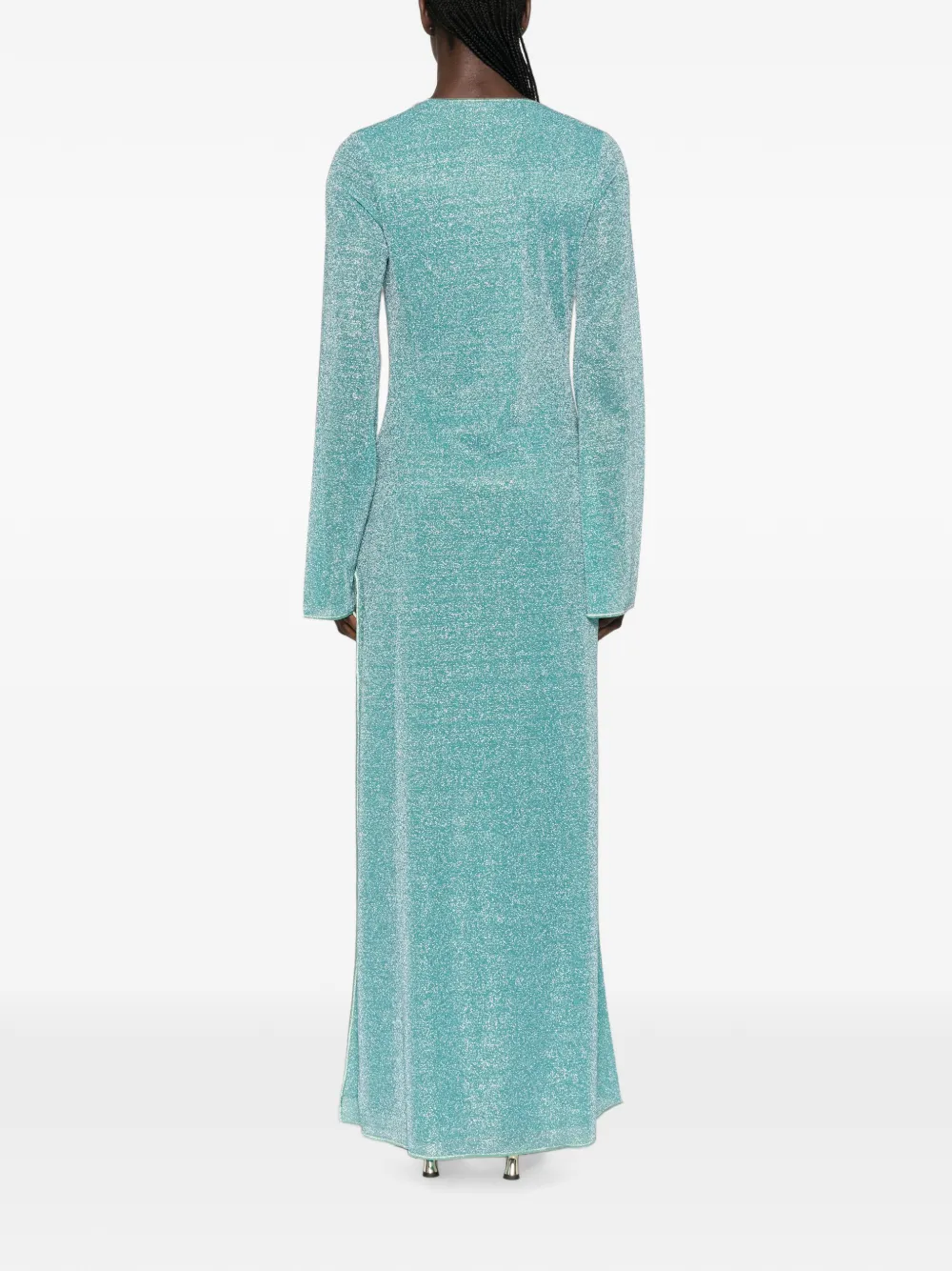 Oséree Lumiere maxi-jurk Blauw