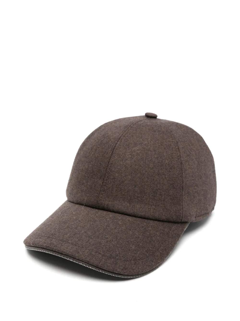 Peserico bead-trim baseball cap - Braun