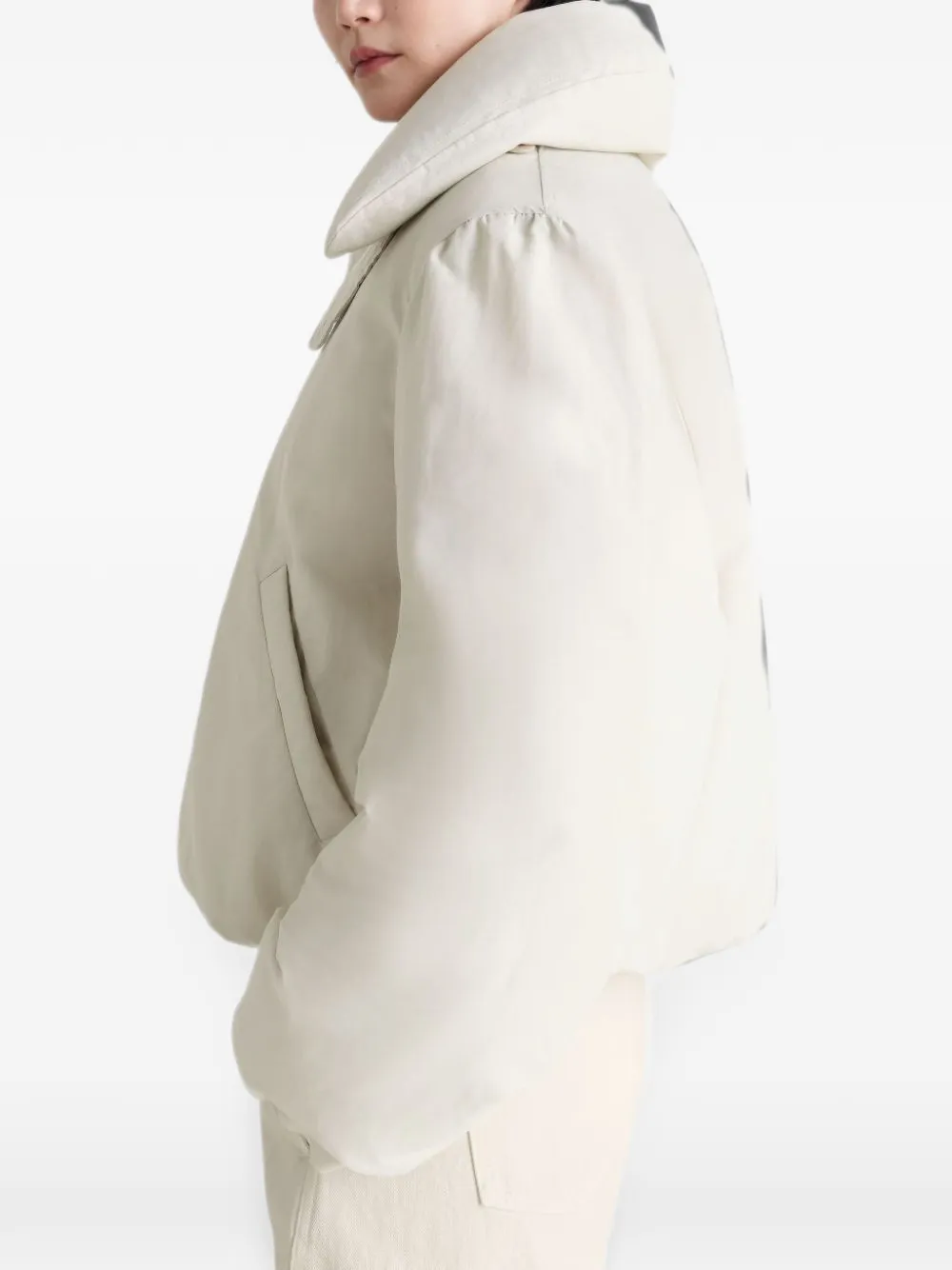 LEMAIRE Gewatteerd jack Beige