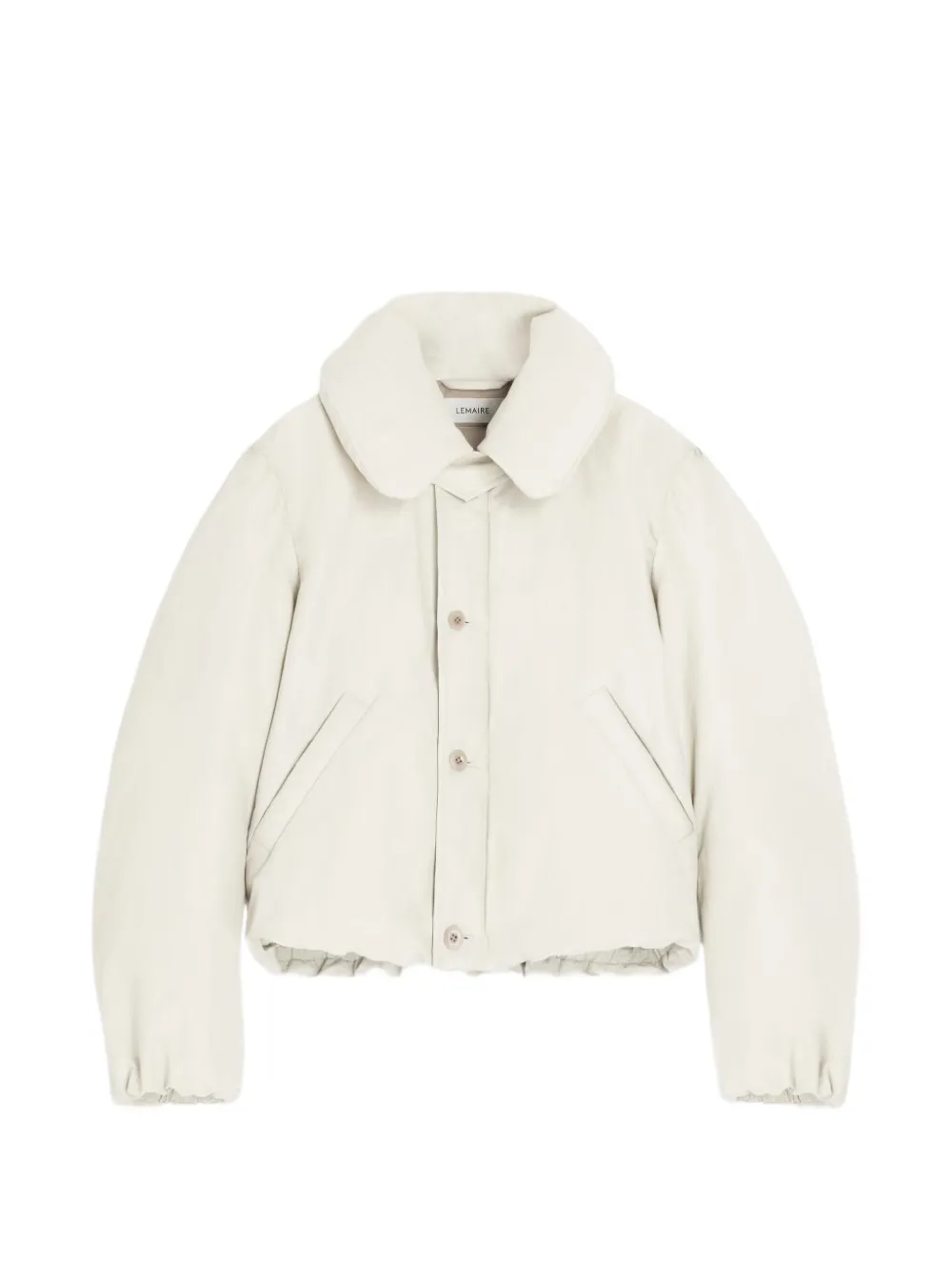 LEMAIRE button-up padded jacket - Nude