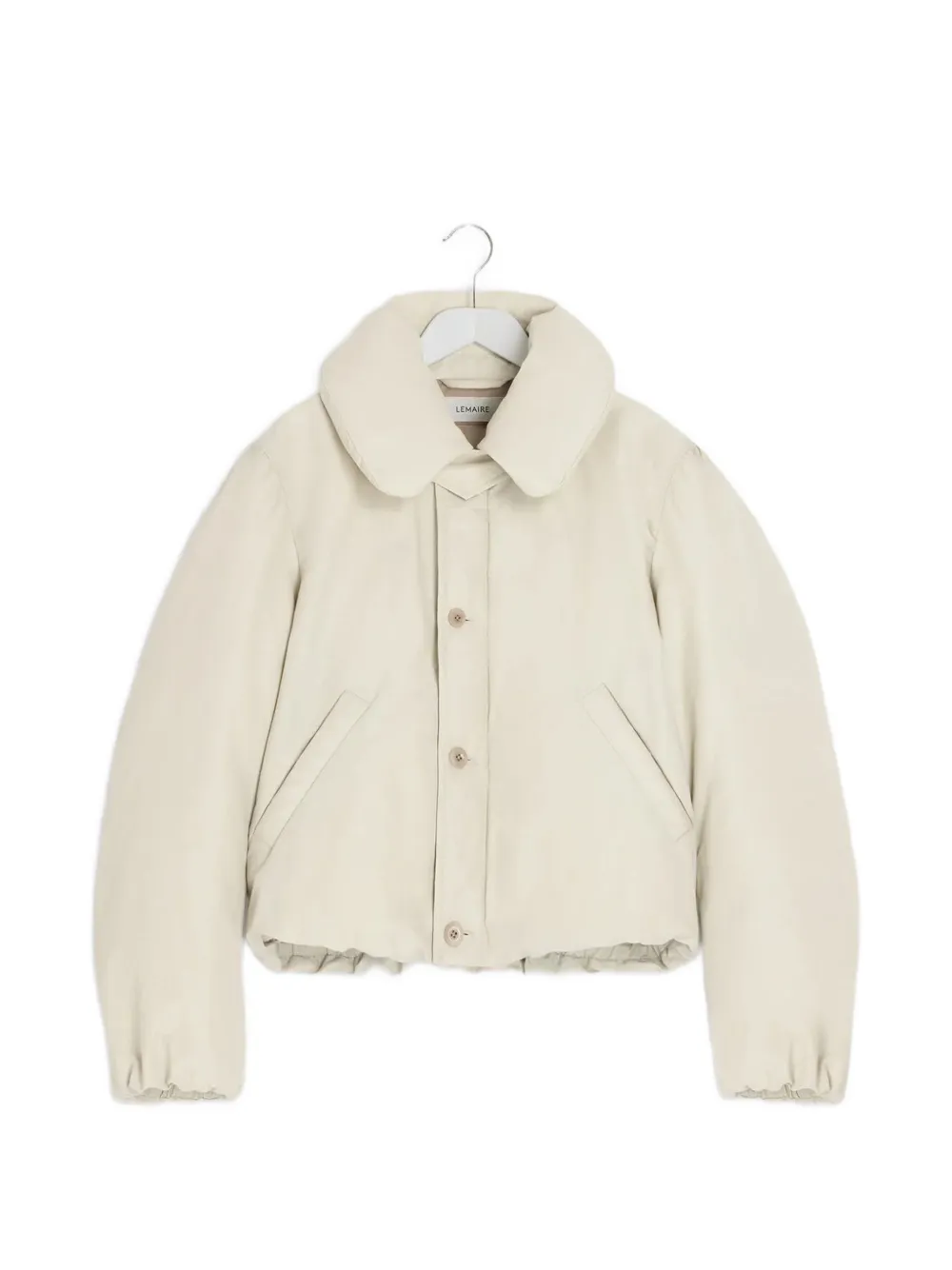 LEMAIRE button-up padded jacket - Nude