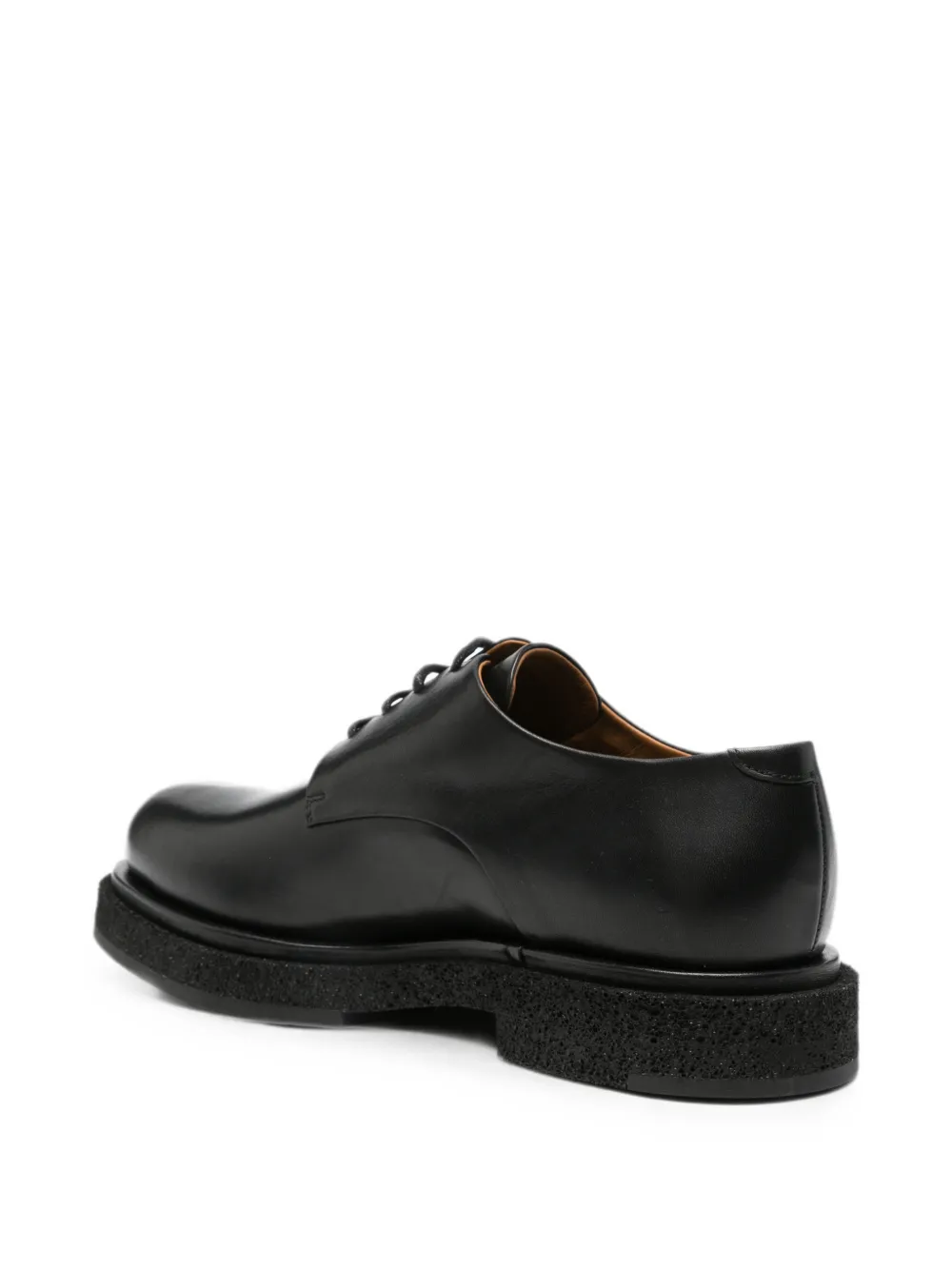 Officine Creative leather lace-up derby shoes Zwart