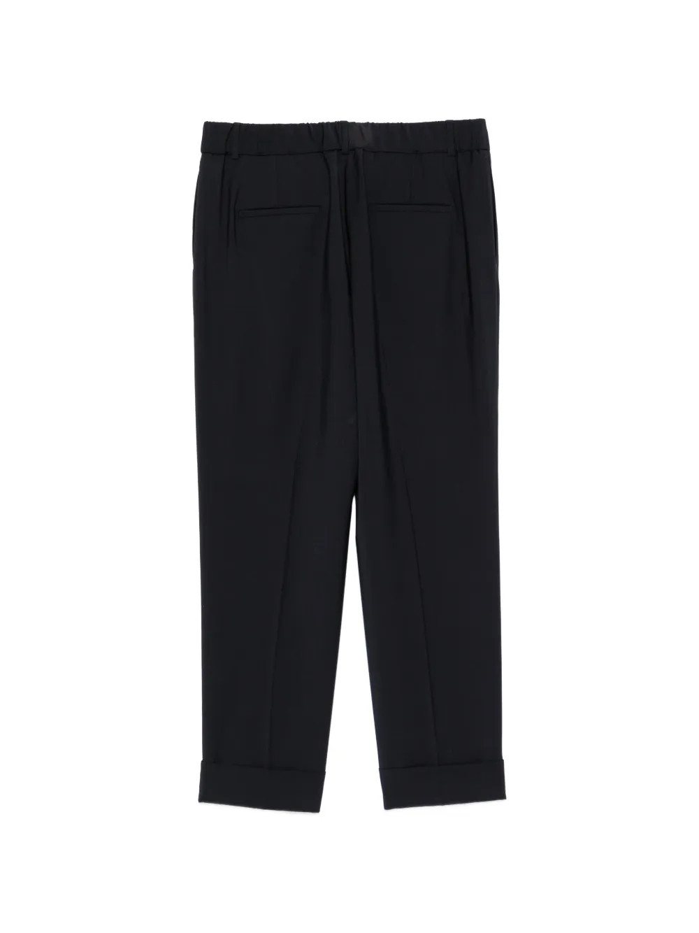 Peserico Broek met riemlussen Blauw