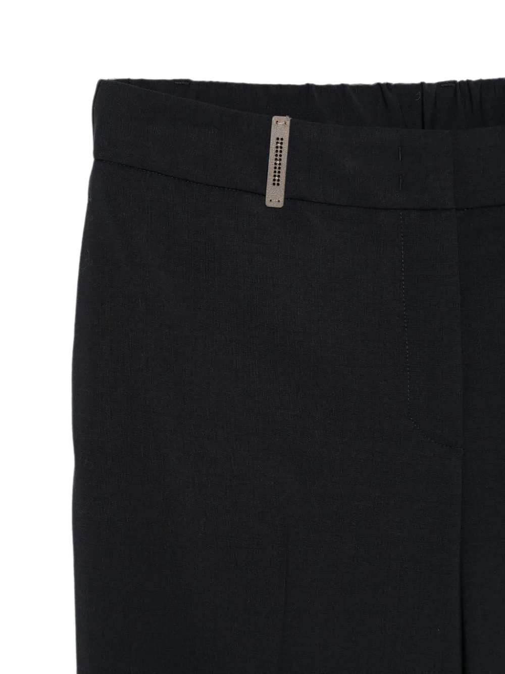 Peserico Broek met riemlussen Blauw