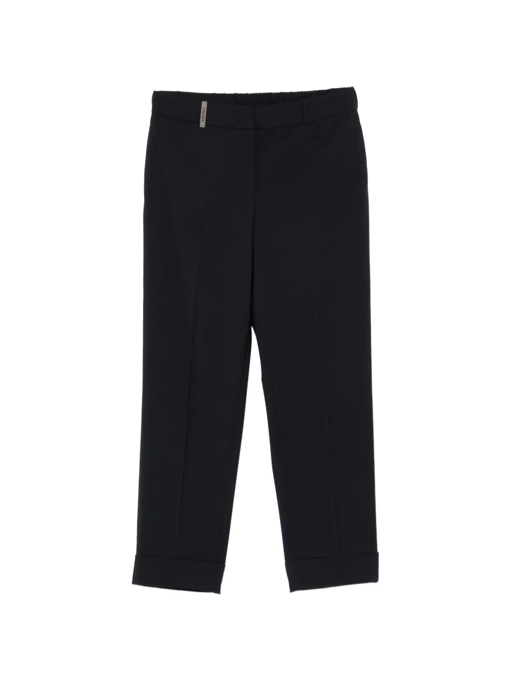 Peserico Belt-loop Trousers In Blue