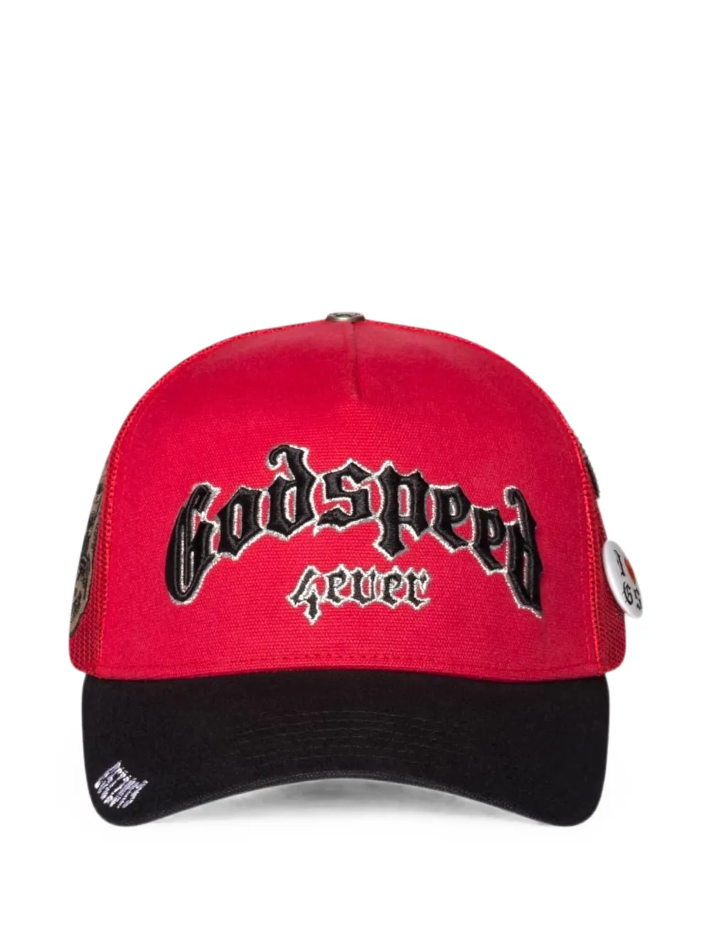 GODSPEED Forever logo-print hat - Rosso