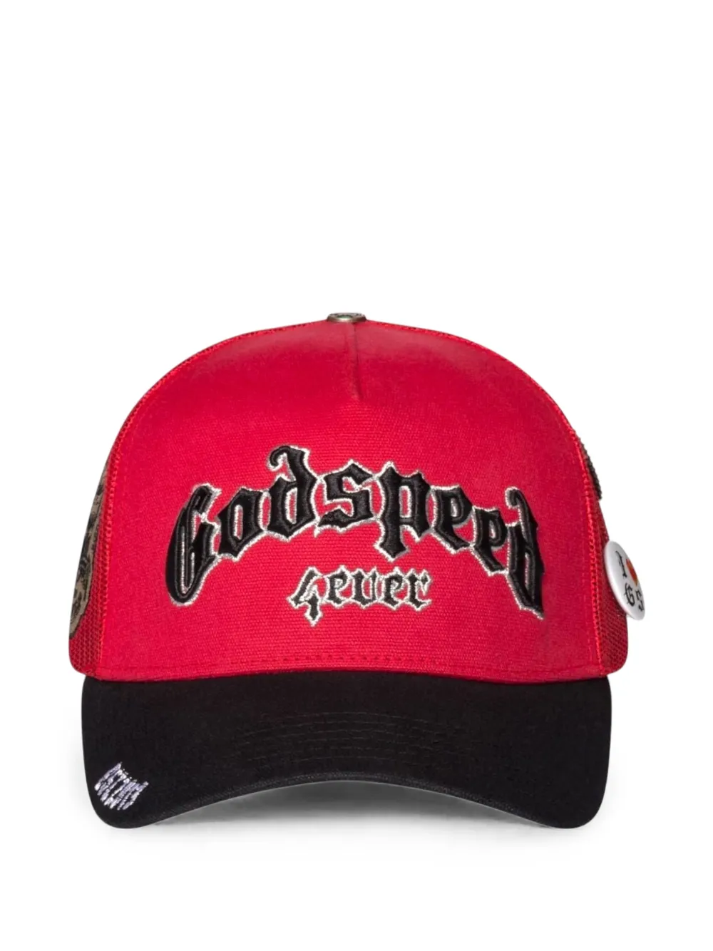 GODSPEED Forever logo-print hat - Rosso