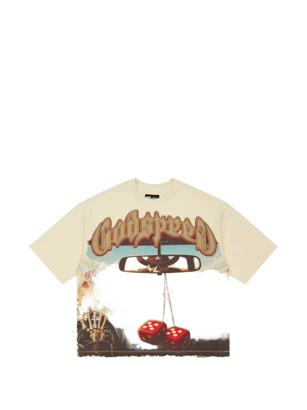 GODSPEED On The Run II graphic-print T-shirt - Toni neutri