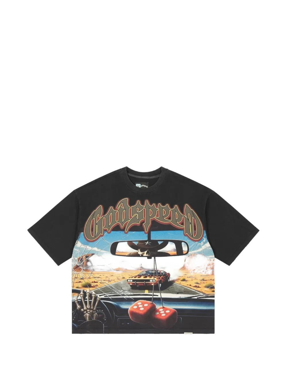 GODSPEED On The Run II graphic-print T-shirt - Nero
