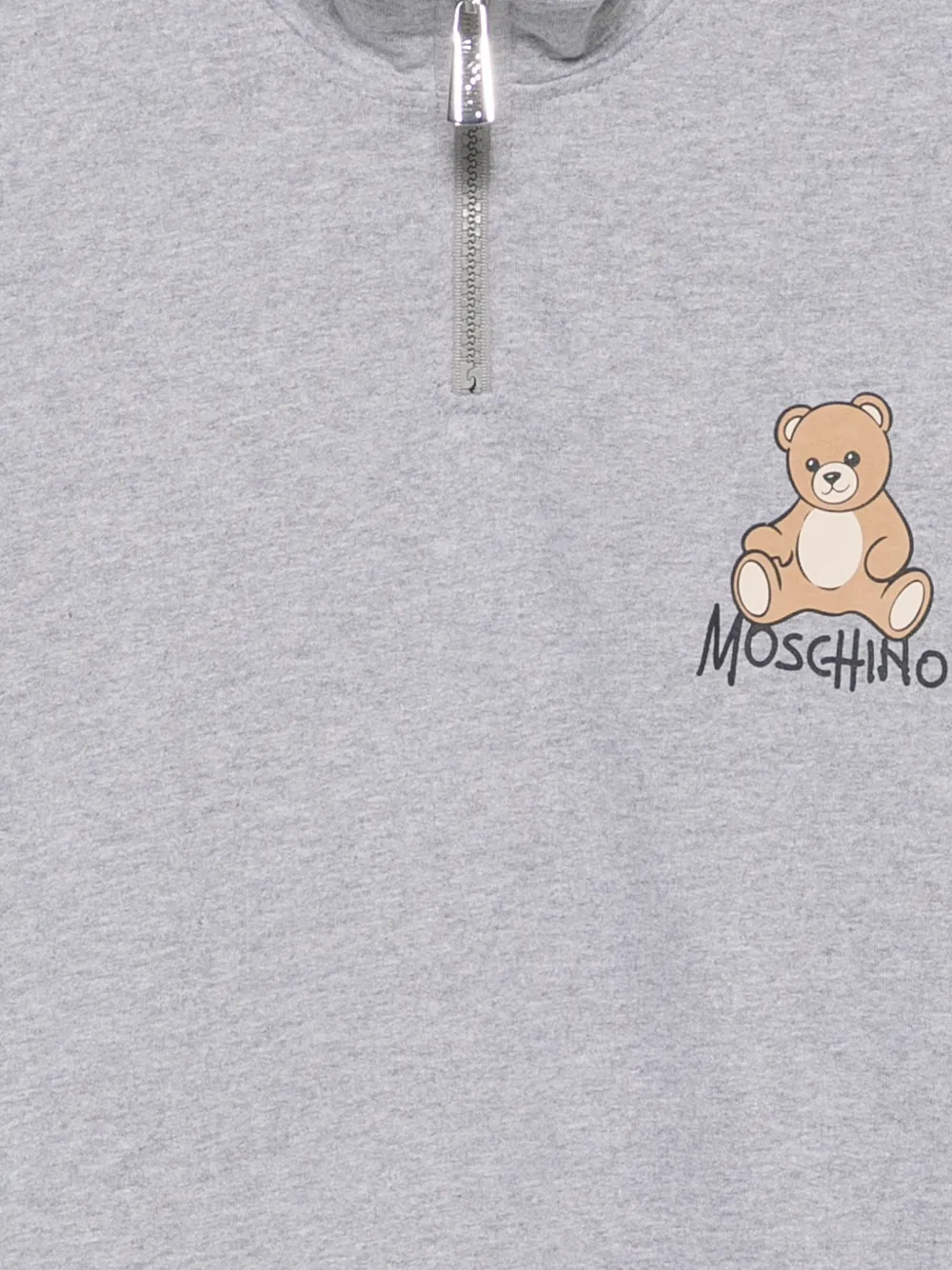Moschino Kids Trui met Teddy Bear-print Grijs