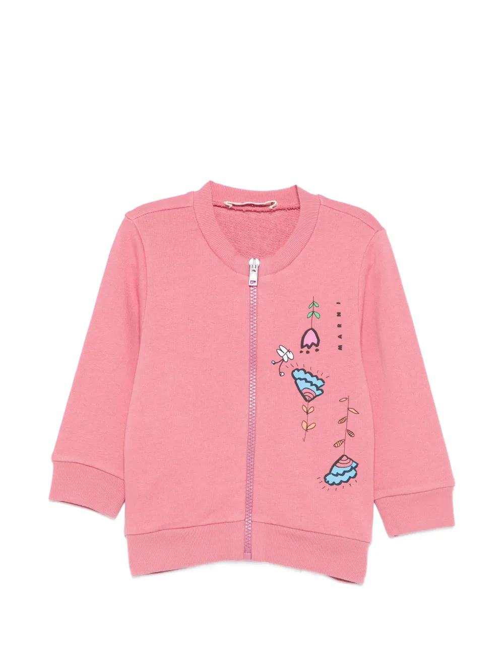 Marni Kids Maglione con stampa grafica - Rosa