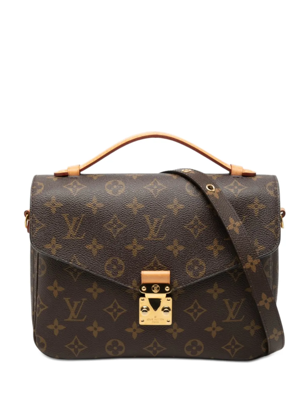 Louis Vuitton Pre-Owned 2018 Monogram Pochette Metis satchel - Braun
