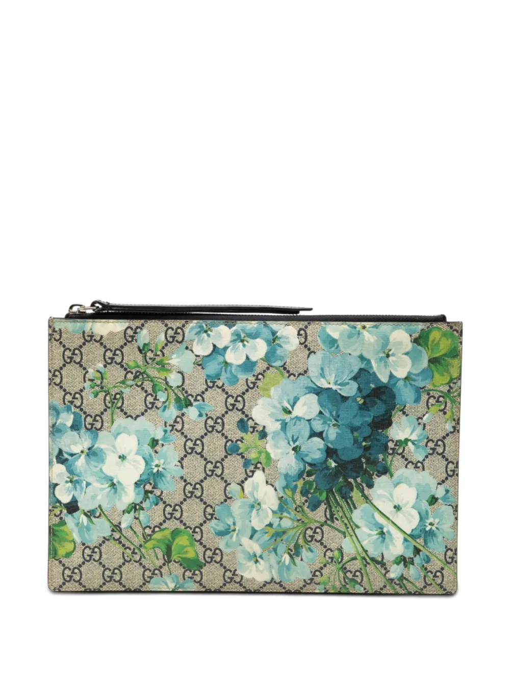 Gucci Pre-Owned 2000-2015 GG Supreme Blooms clutch bag - Toni neutri