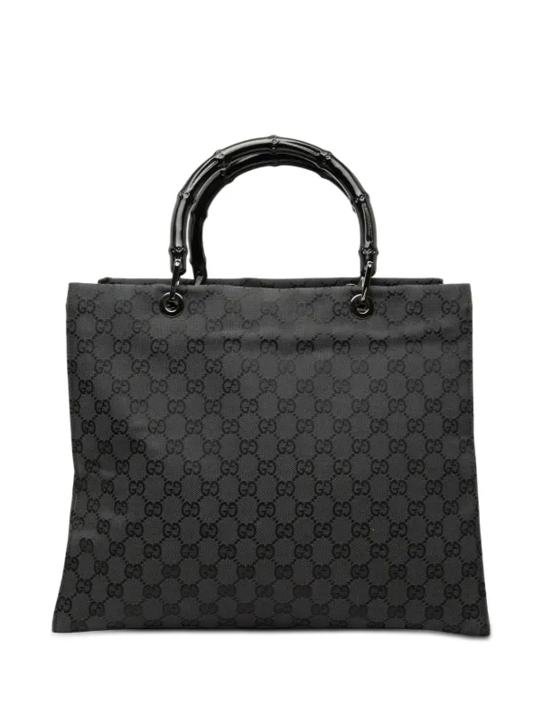 Gucci Pre-Owned 2000-2015 GG キャンバス バンブー ハンドバッグ