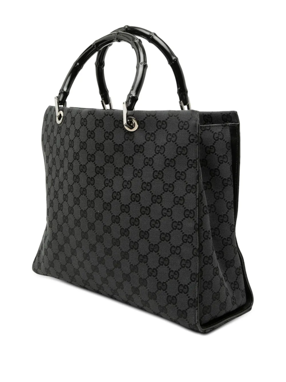Gucci Pre-Owned 2000-2015 GG キャンバス バンブー ハンドバッグ
