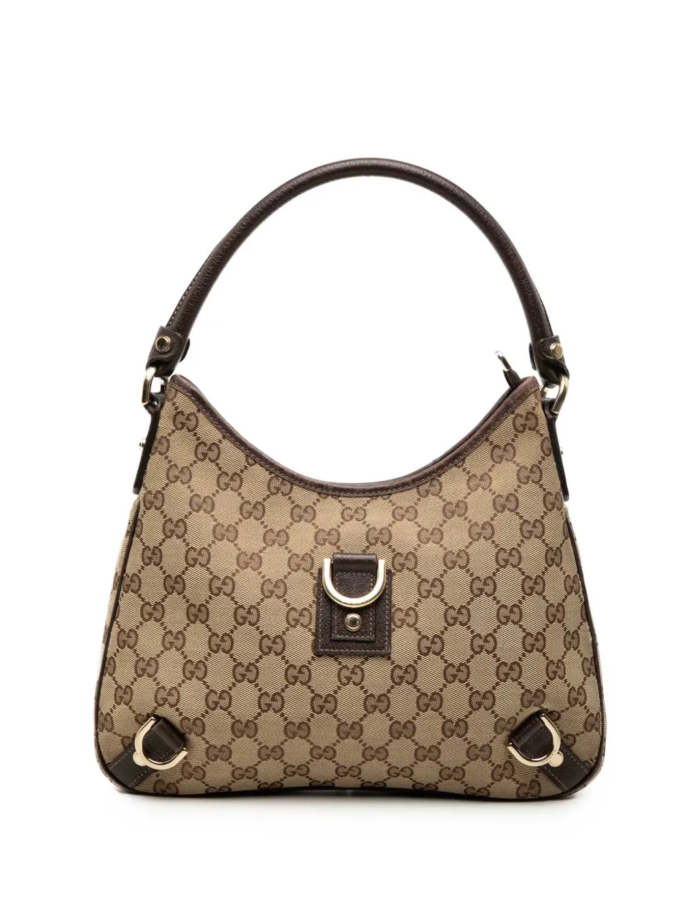 Gucci Pre-Owned 2000-2015 GG Canvas Abbey D Ring shoulder bag - Toni neutri