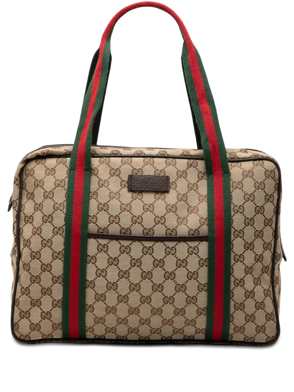 Gucci Pre-Owned 2000-2015 GG Canvas Web business bag - Toni neutri