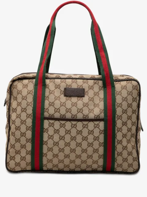 Gucci Pre-Owned 2000-2015 GG Canvas Web business bag