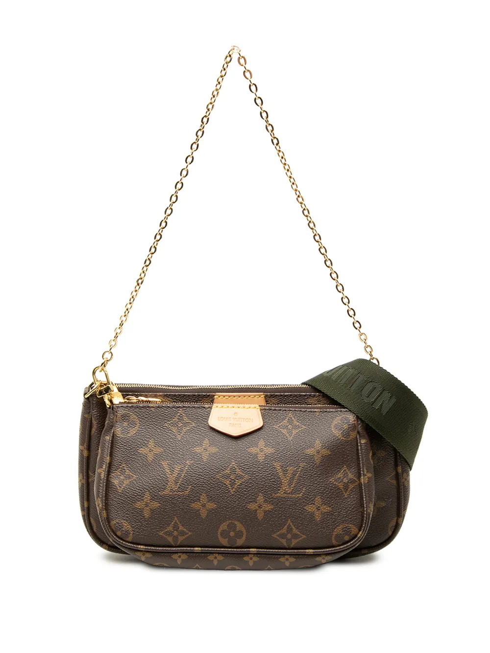 Louis Vuitton Pre-Owned 2021 Monogram Multi Pochette Accessoires satchel - Marrone