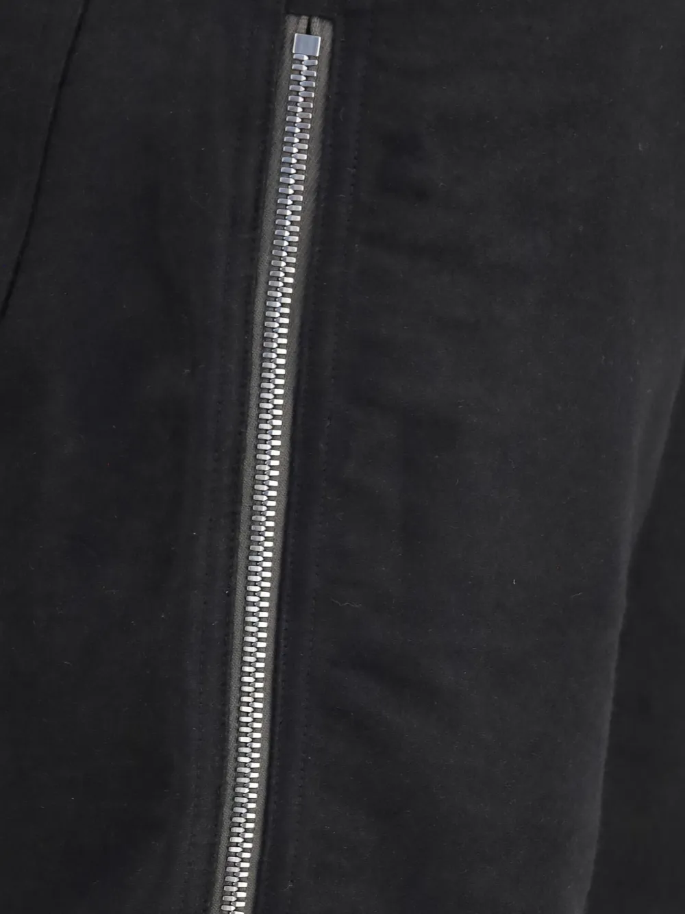 Rick Owens Vega jeans met rits aan de zijkant Zwart