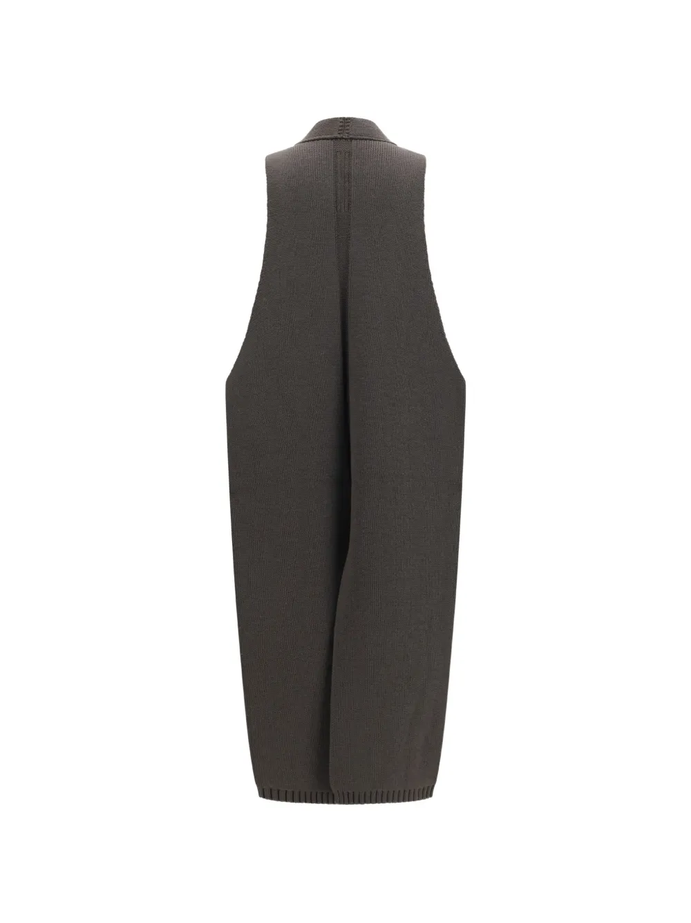 Rick Owens Gebreide bodywarmer met lammy voering Grijs