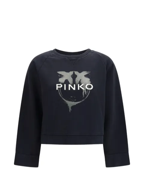 PINKO Neves logo-print sweatshirt