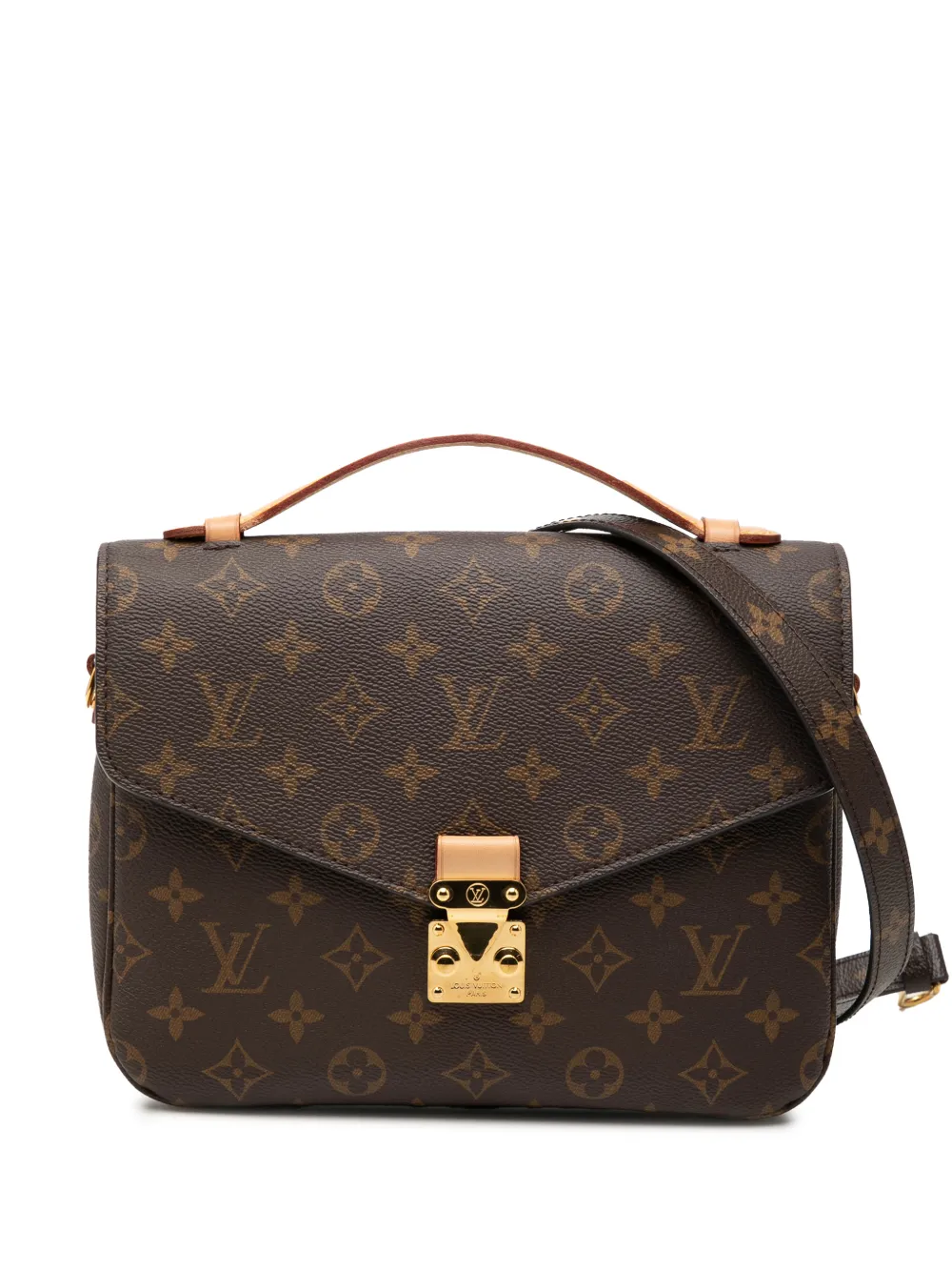 Louis Vuitton Pre-Owned 2019 Monogram Pochette Metis satchel - Braun