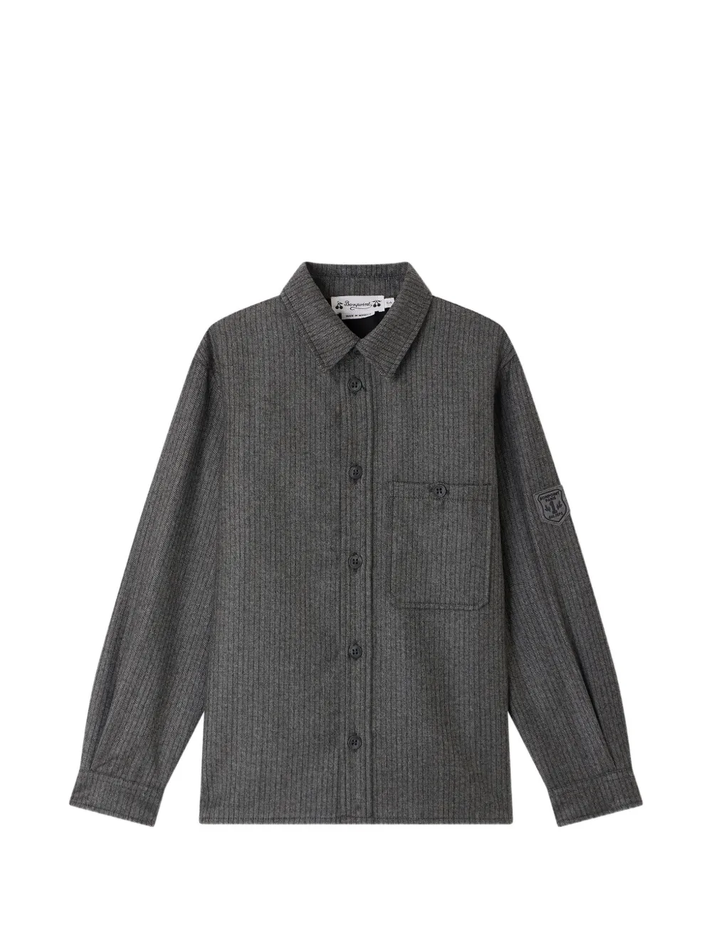 Bonpoint chemise Mihal en laine - Gris