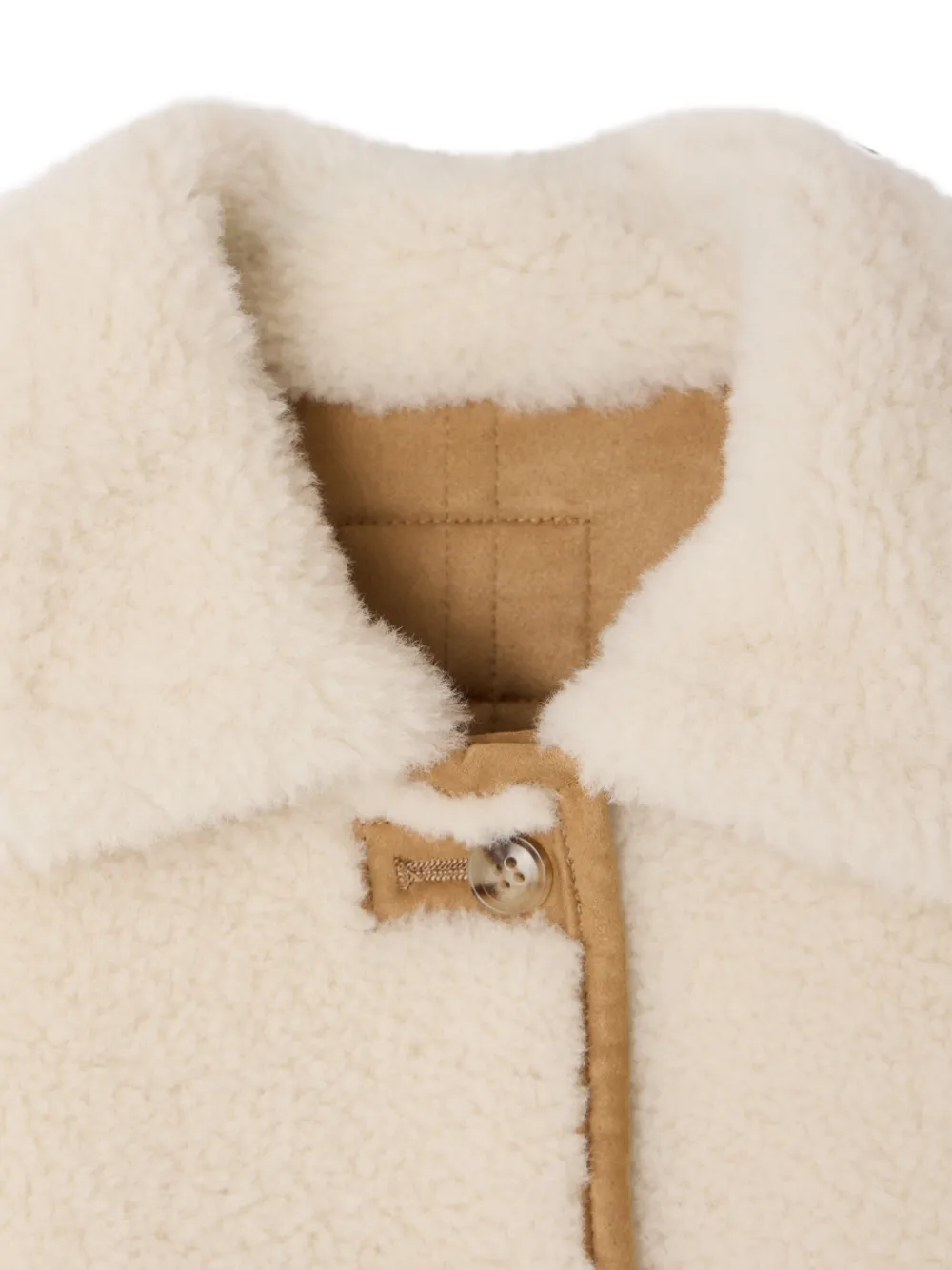 Bonpoint Manya jas met knopen Beige
