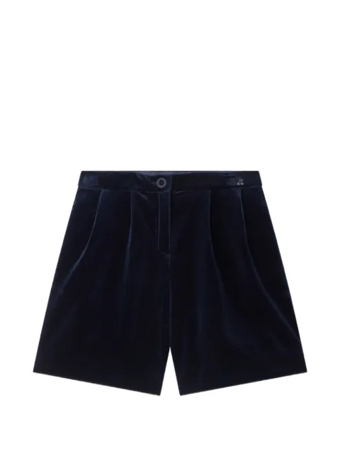 Bonpoint Jua pleated velvet shorts