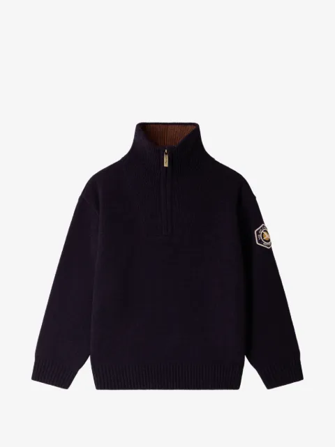 Bonpoint Marinus logo-patch sweater