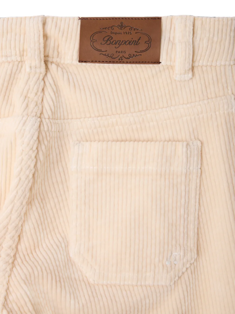Bonpoint Minalie ribfluwelen broek Roze