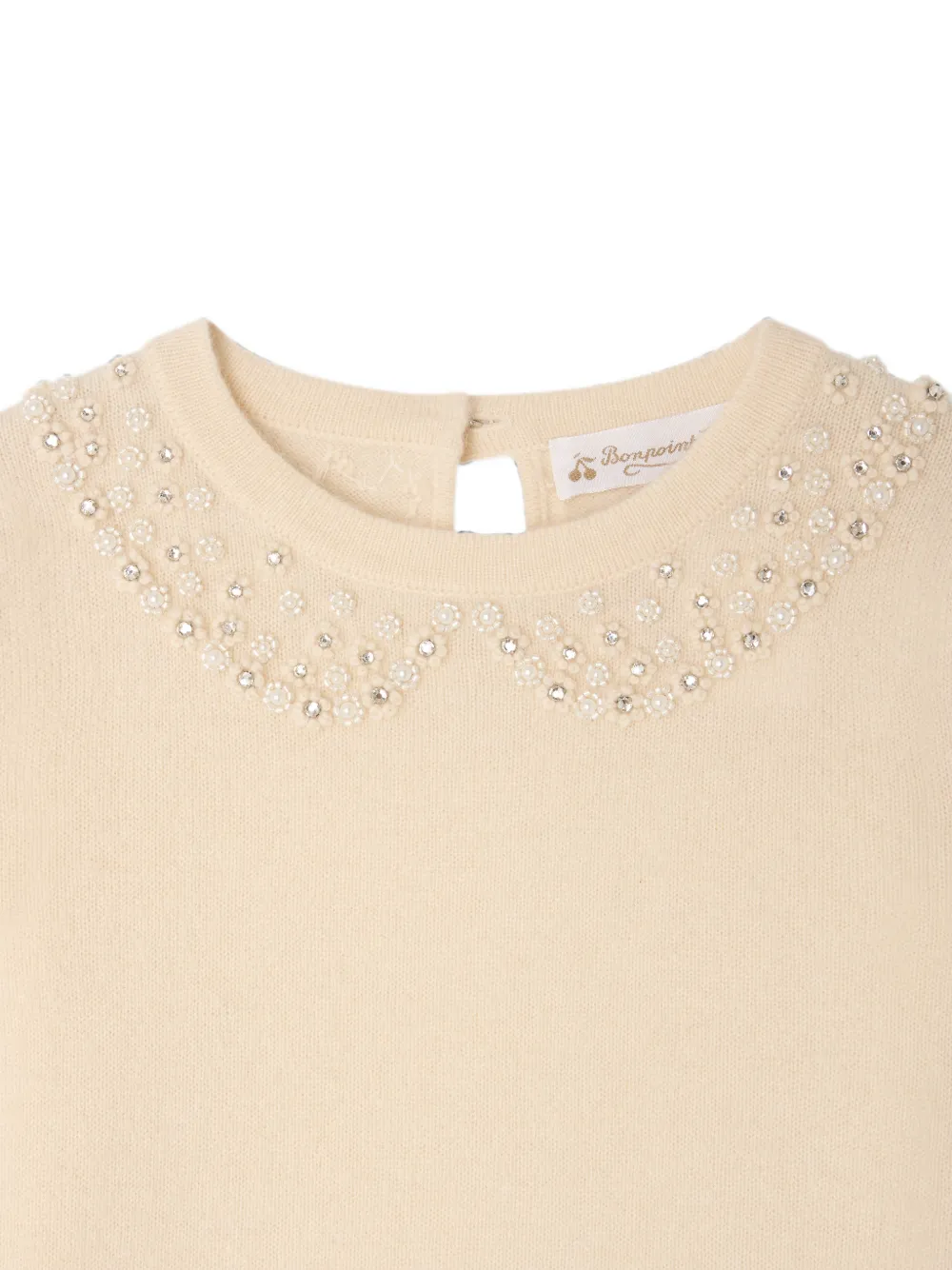 Bonpoint Maonie trui Beige