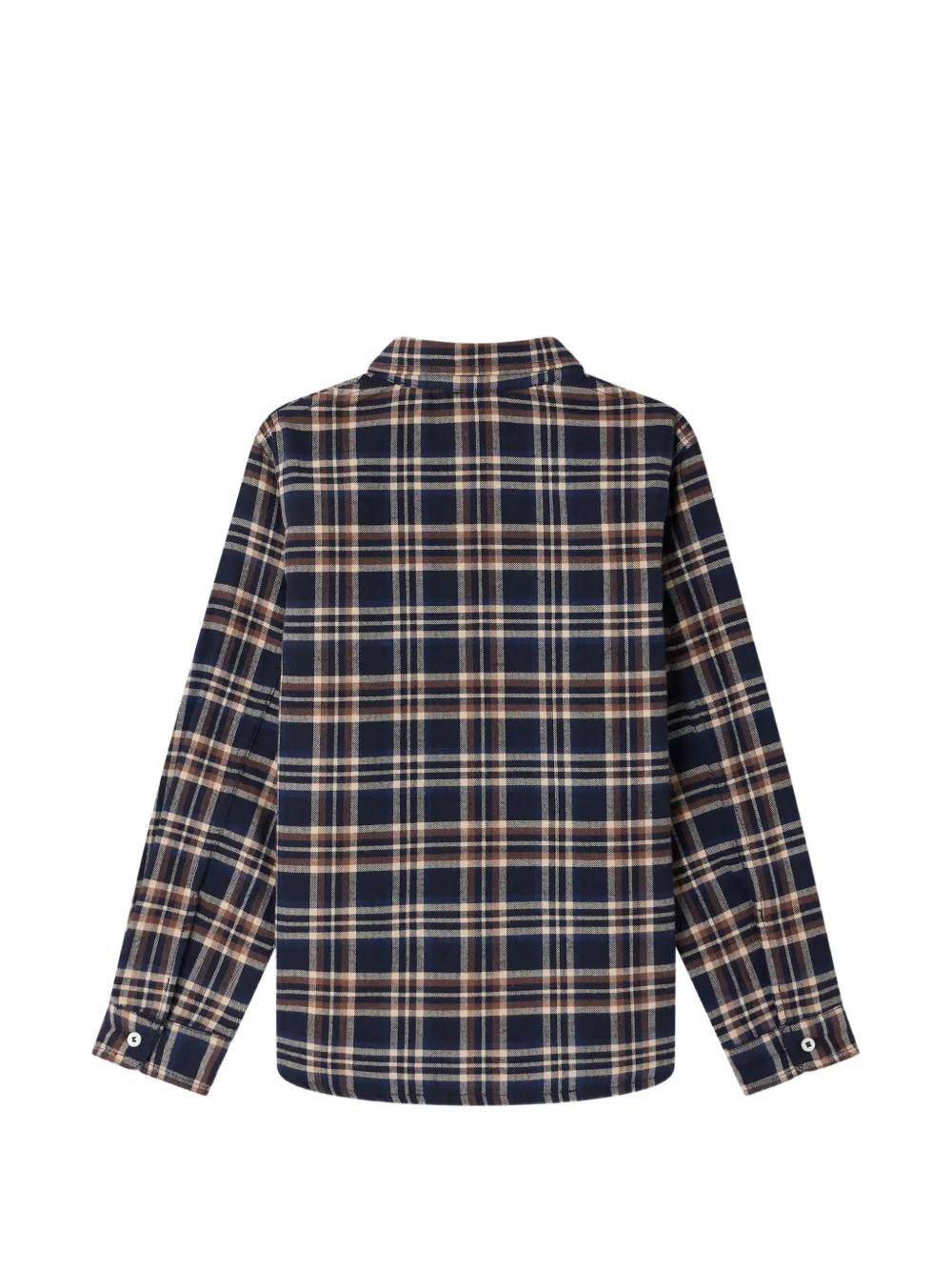 Bonpoint Altman geruit shirt Blauw