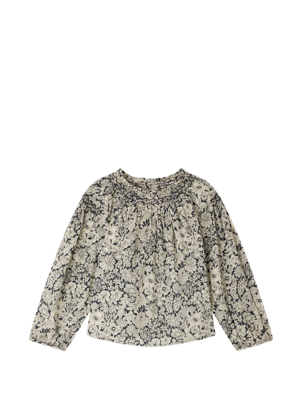 Bonpoint Blusa Blandine a fiori - Toni neutri
