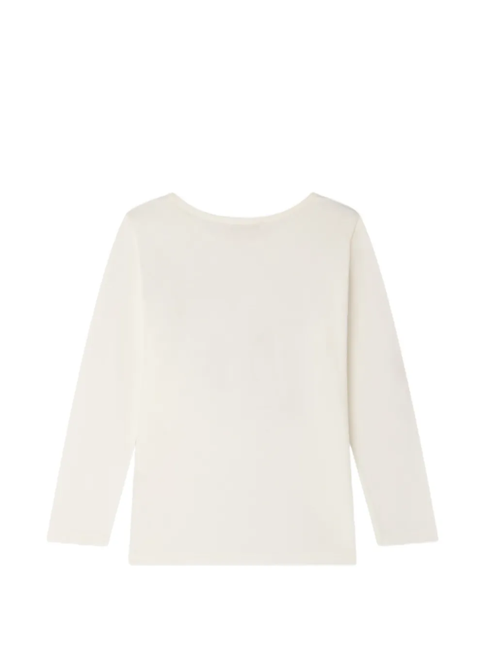 Bonpoint Tidjiane T-shirt met lange mouwen en grafische print Beige