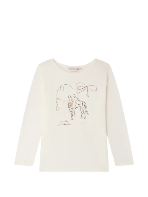 Bonpoint Tidjiane graphic-print long-sleeve T-shirt
