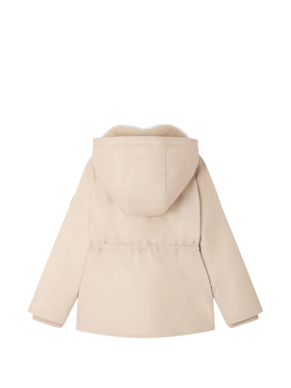 Bonpoint Madelina jas met capuchon Beige