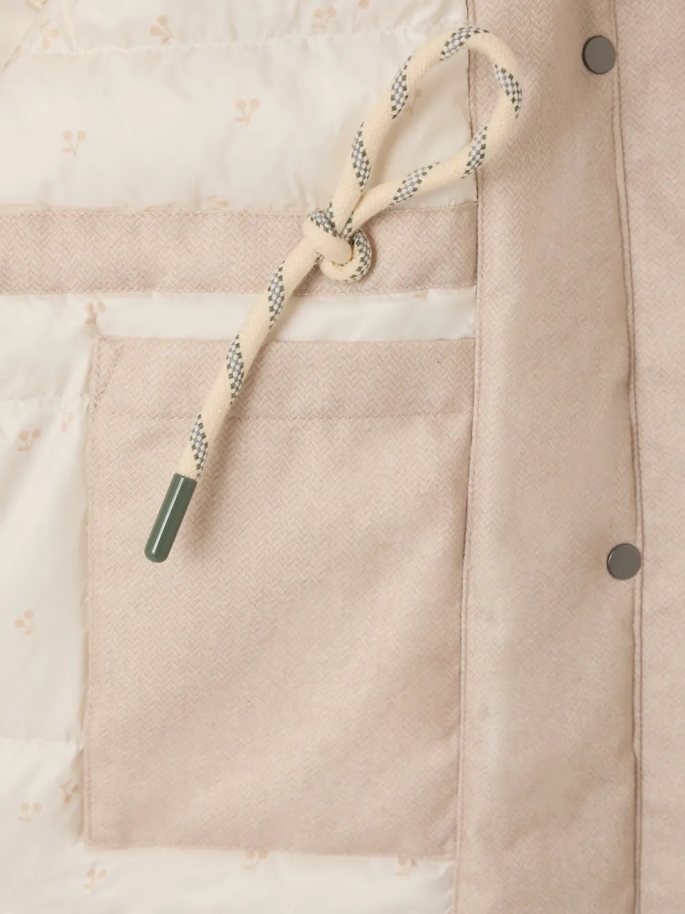 Bonpoint Madelina jas met capuchon Beige